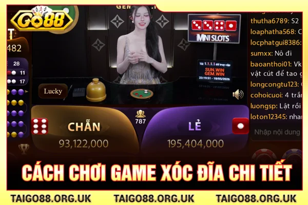 Cách chơi game xóc đĩa